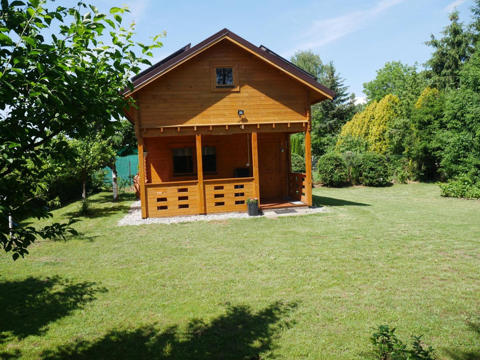 Domek Letniskowy Drewniany Nad Jeziorem Strzeszowskim Nowy Buitenkant foto