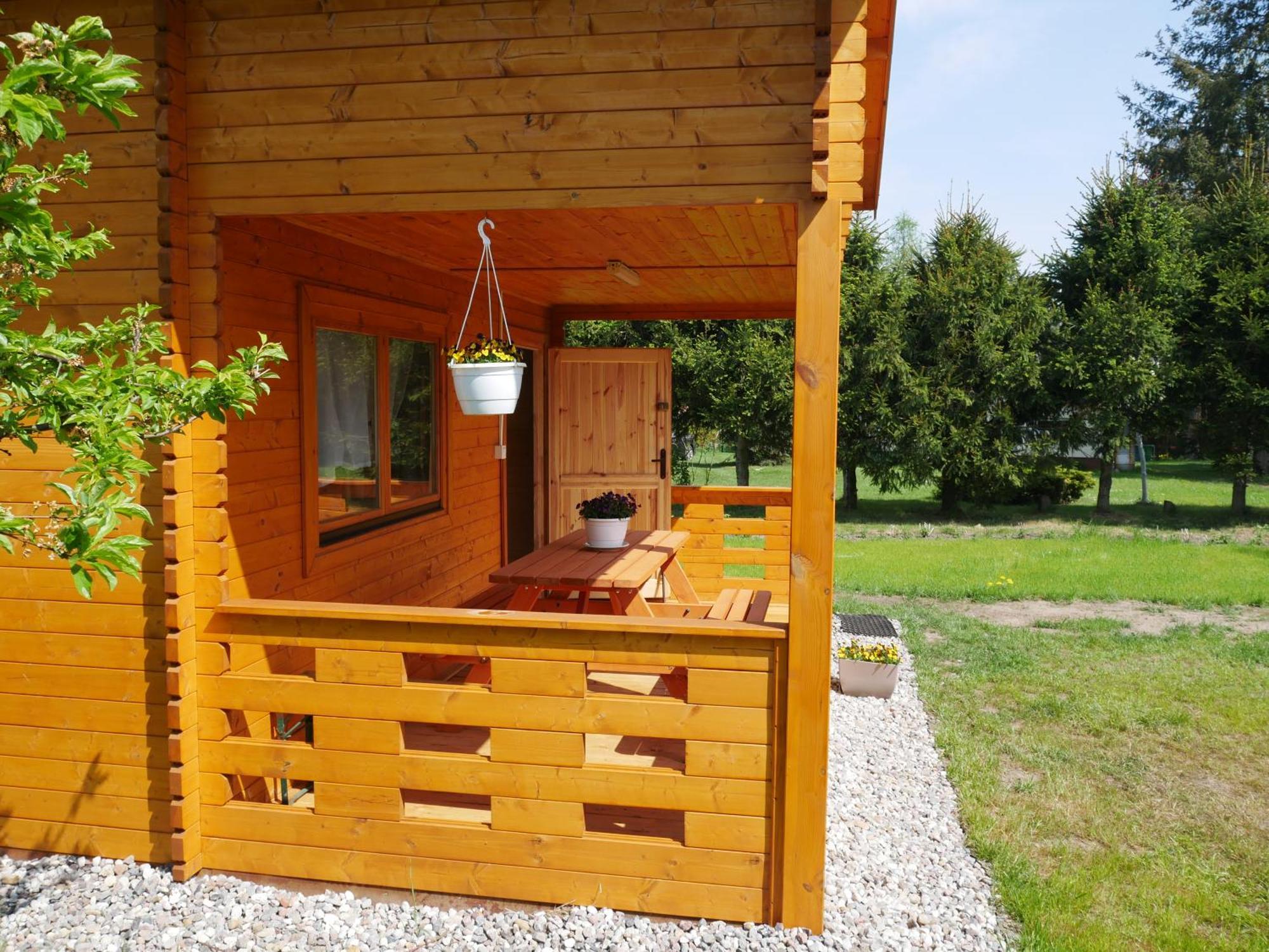 Domek Letniskowy Drewniany Nad Jeziorem Strzeszowskim Nowy Buitenkant foto